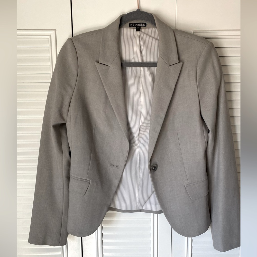 Express Grey Blazer | Women’s Size 6